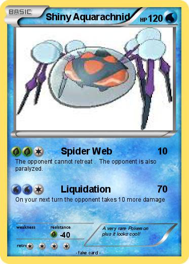 Pokemon Shiny Aquarachnid