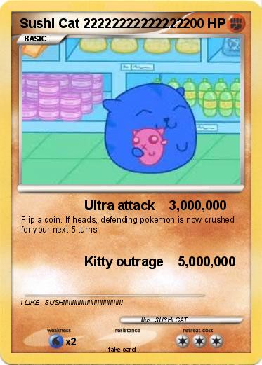 Pokemon Sushi Cat 22222222222222