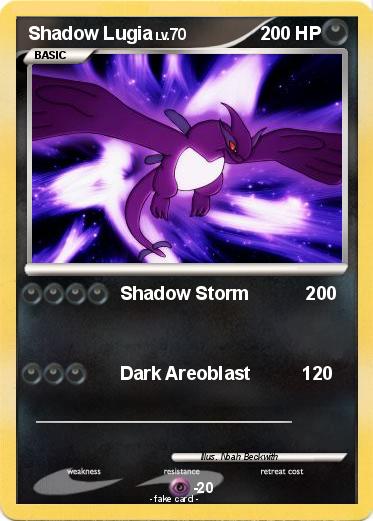 Pokemon Shadow Lugia