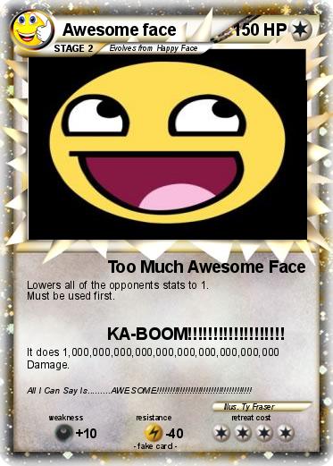 Pokemon Awesome face