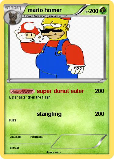 Pokemon mario homer