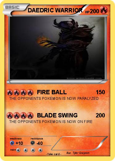 Pokemon DAEDRIC WARRIOR