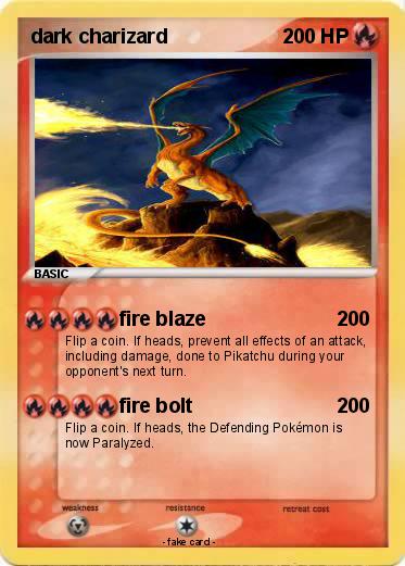 Pokemon dark charizard