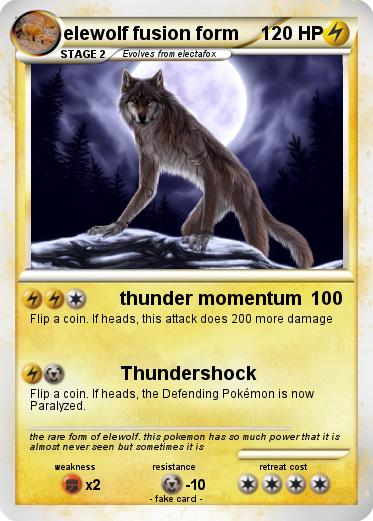 Pokemon elewolf fusion form