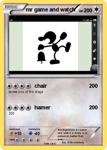 Pokemon mr game and watch