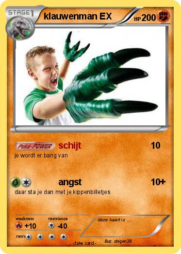 Pokemon klauwenman EX