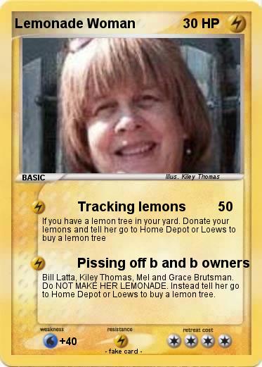 Pokemon Lemonade Woman