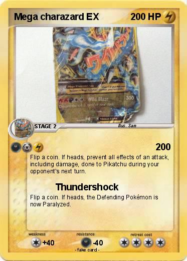 Pokemon Mega charazard EX