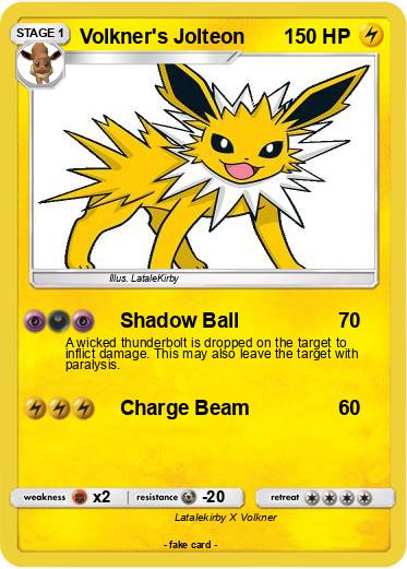 Pokemon Volkner's Jolteon
