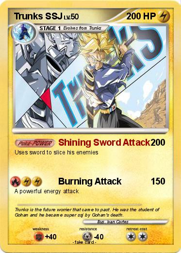 Pokemon Trunks SSJ