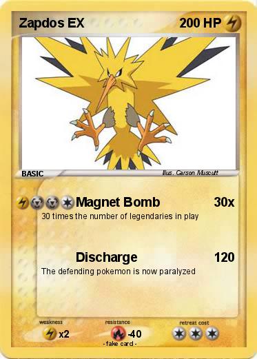 Pokemon Zapdos EX