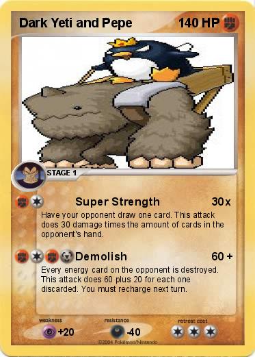 Pokemon Dark Yeti and Pepe