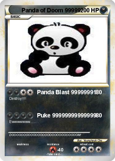 Pokemon Panda of Doom 99999