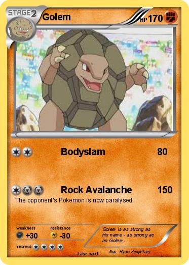 Pokemon Golem