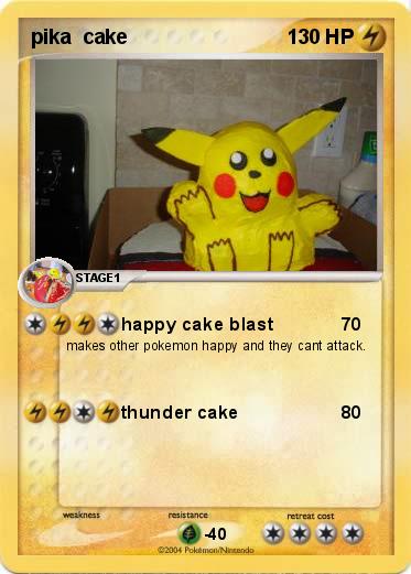 Pokemon pika  cake