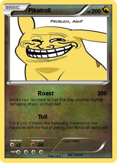 Pokemon Pikatroll
