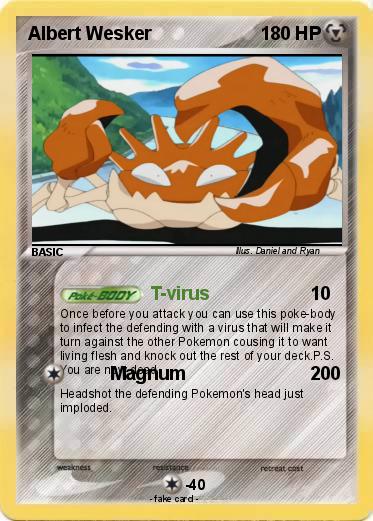 Pokemon Albert Wesker