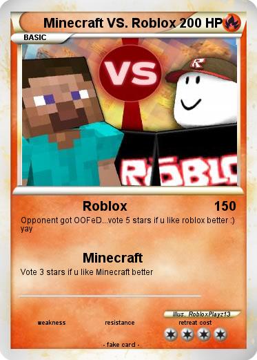 minecraft vs roblox