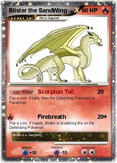 Pokemon Blister the SandWing