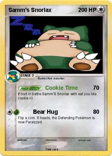 Pokemon Samm's Snorlax