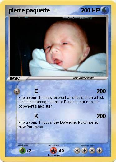 Pokemon pierre paquette
