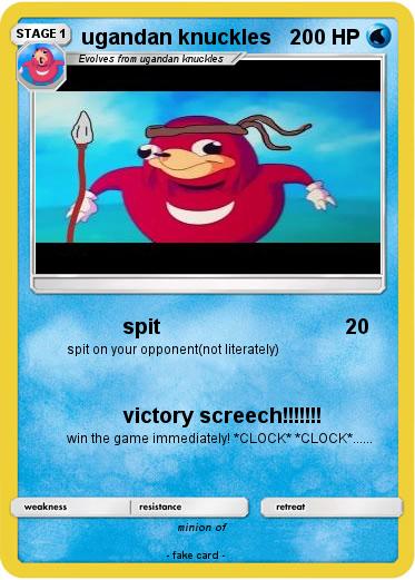 Pokemon ugandan knuckles