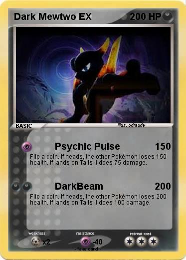 Pokemon Dark Mewtwo EX