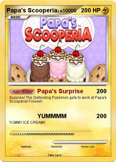 Pokemon Papa's Scooperia