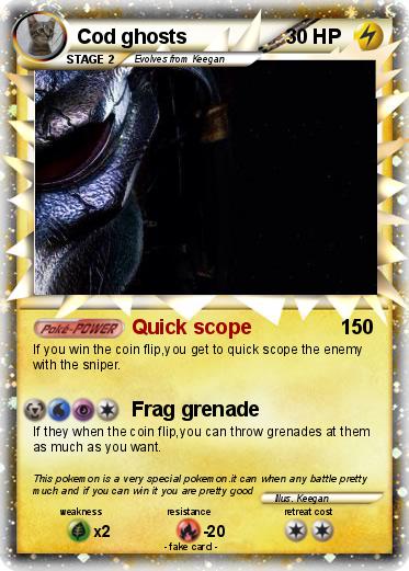Pokemon Cod ghosts