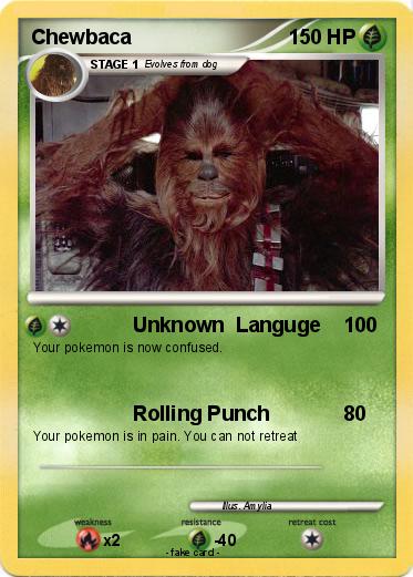 Pokemon Chewbaca