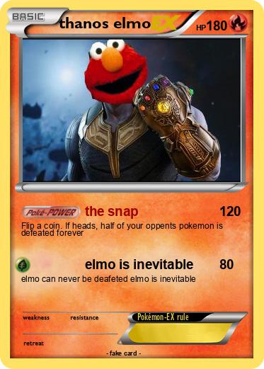 Pokemon thanos elmo