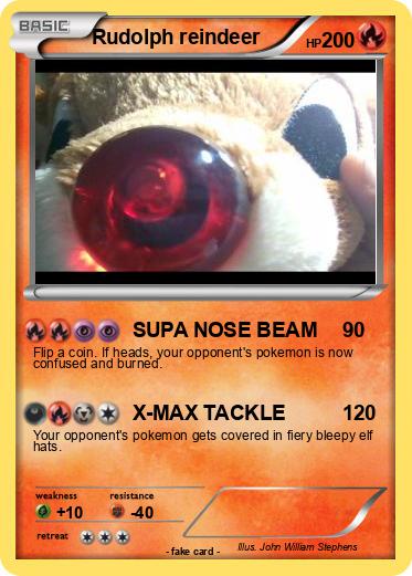 Pokemon Rudolph reindeer