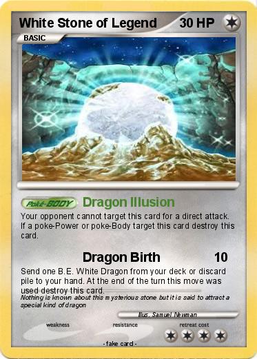 Pokemon White Stone of Legend