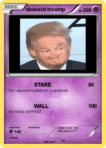 Pokemon dooneld troomp