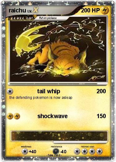 Pokemon raichu
