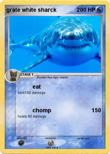 Pokemon grate white sharck