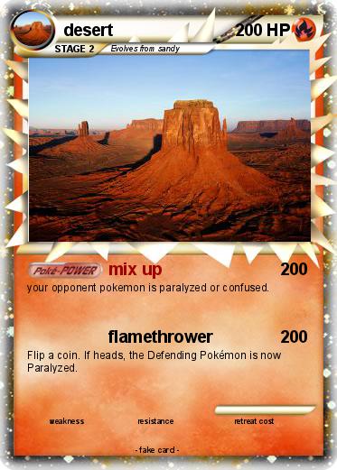 Pokemon desert