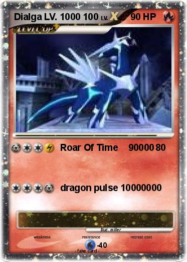 Pokemon Dialga LV. 1000 100