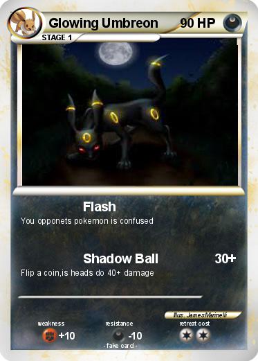 Pokemon Glowing Umbreon