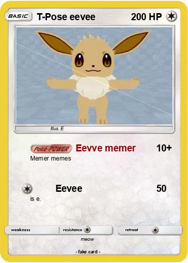 Pokemon T-Pose eevee