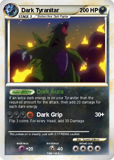 Pokemon Dark Tyranitar