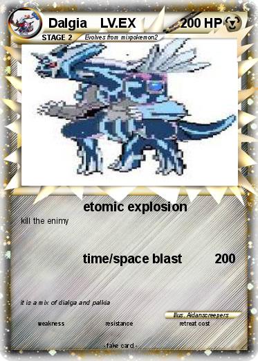 Pokemon Dalgia    LV.EX