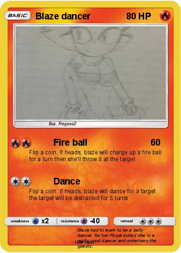 Pokemon Blaze dancer