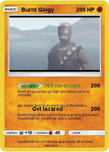 Pokemon Burnt Gingy