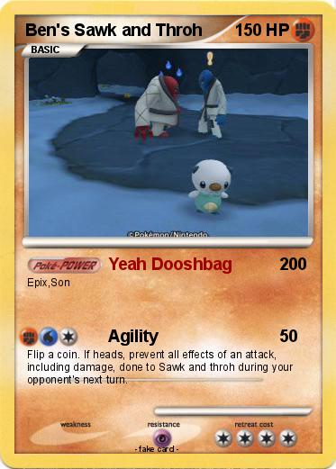 Pokemon Ben's Sawk and Throh Pokemon Ben's Sawk and Throh