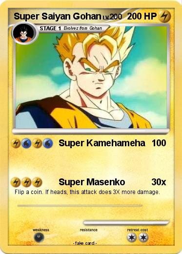 Pokemon Super Saiyan Gohan
