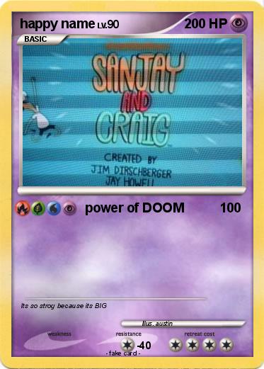 Pokemon happy name