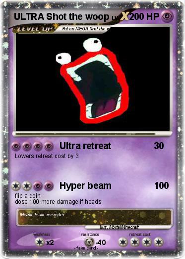 Pokemon ULTRA Shot the woop