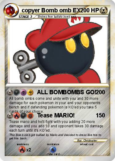 Pokemon copyer Bomb omb EX