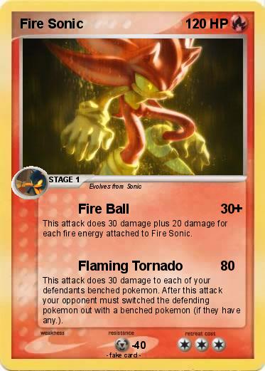Pokemon Fire Sonic